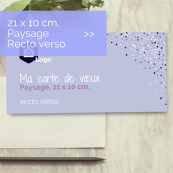 21 x 10 paysage recto verso